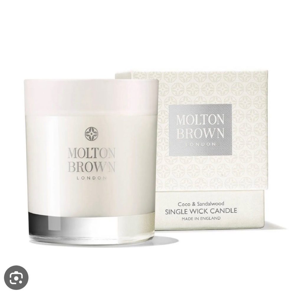 Molton Brown Coco and Sandalwood single wick candle. New in box.